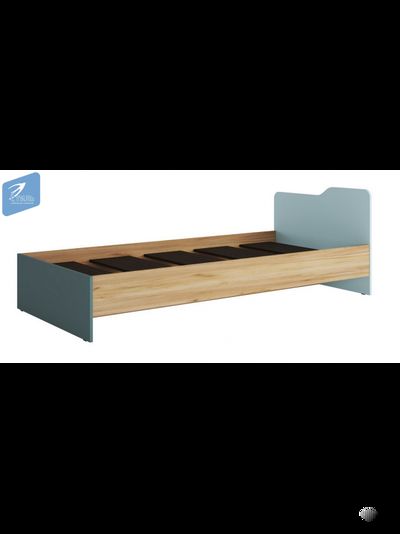 Rich КР-003 Кровать Дуб Крафт золотой - Мята/Сумеречный голубой