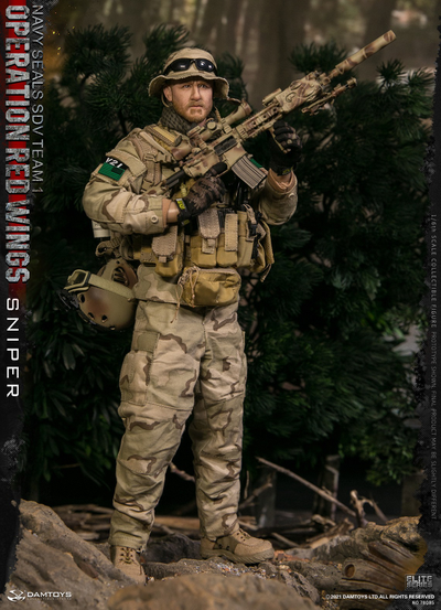Снайпер, операция "Красные крылья" - Коллекционная ФИГУРКА 1/6 Operation Red Wings NAVY SEALS SDV TEAM 1 Sniper (78085) - DAMTOYS