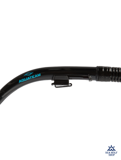 Трубка для дайвинга Aquateam DRY black