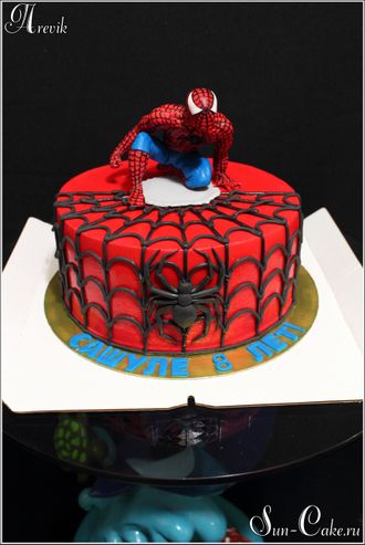 Торт Человек паук (3 кг)