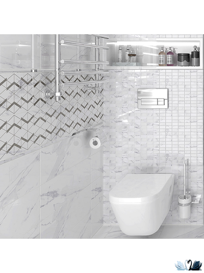 Плитка настенная Laparet Lord белый 20 х 60 см