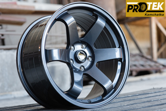 Комплект дисков R18 9,0J ET+30 5*114,3 RAYS Volk Racing TE37 SL Графит (D116)