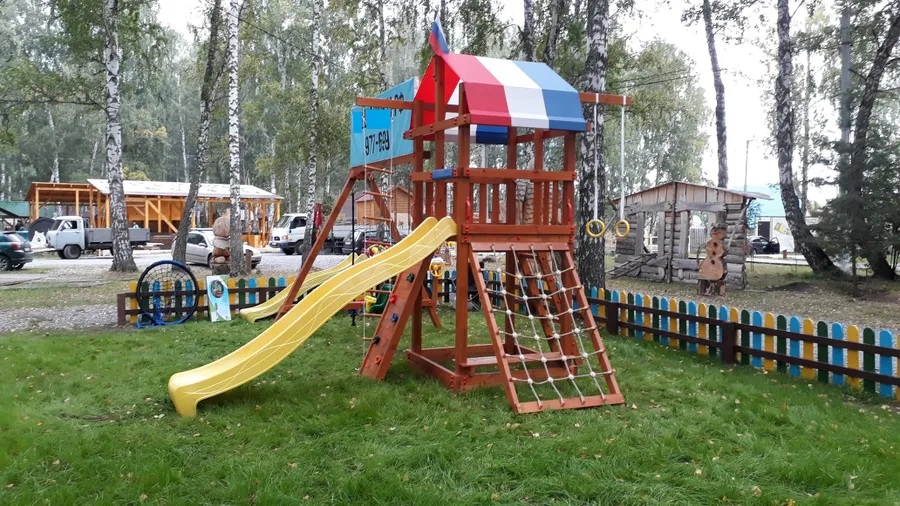 Детская площадка Тасмания. Сельский парк "Околица" Праздник Топора 2019