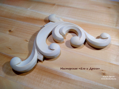 Резной уголок для мебели