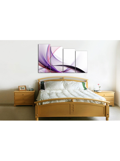 Модульная картина &quot;Прозрачность линий&quot;