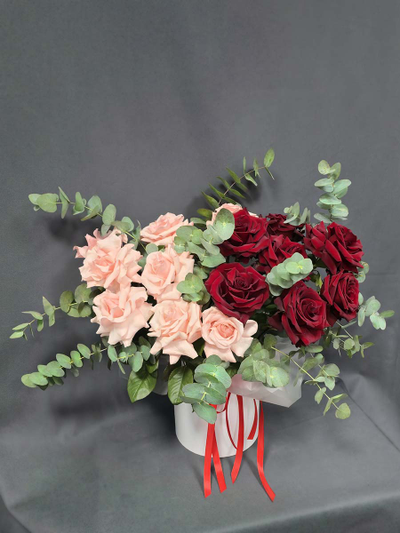 Букет французских роз Нежность и страсть №303