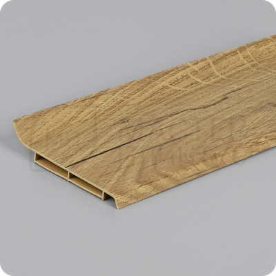 Плинтус Vilo Linela из ПВХ 403 Дуб Гамильтон с мягким краем 16х80х2000 мм.