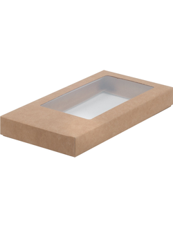 Коробка для плитки шоколада (крафт), 160*80*17мм