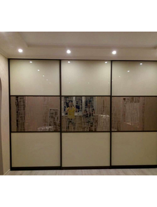 перегородка оракал молочный с зеркалом бронза