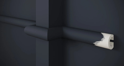 Молдинг Decor Dizain DD634, дюрополимерный, влагостойкий, под покраску, длина 2 м