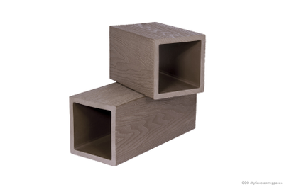 Столб опорный ДПК 125мм  2,9м Темно-коричневый