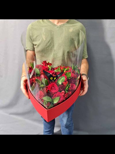 Букет с бабочкой №115