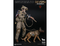 Боец DEVGRU со служебной собакой - Коллекционная фигурка 1/6 DEVGRU K9-handler in Afghanistan (DAM 78040) - DAMToys