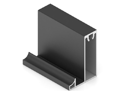 Рамка широкая нижняя Slim Line L=...мм. ЧЕРНЫЙ МАТОВЫЙ  AV0589.VP540.BKSPC.CJ  ARISTO