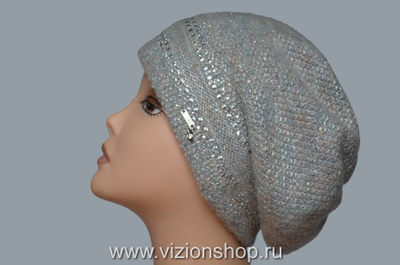 Итальянский берет с украшениями Vizio 6427 белый