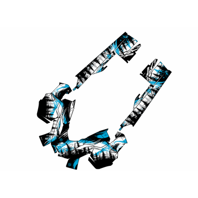 Наклейки на снегоход  Lynx Ranger Expedition Commander 2011-2019 № Елки