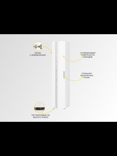 Угловой шкаф в комплекте Николь 901 314