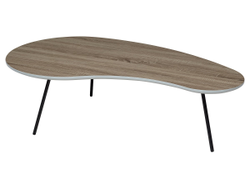 Стол журнальный WOOD61 #4 дуб серо-коричневый винтажный M-city