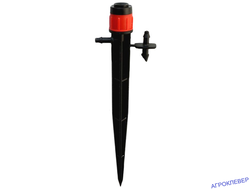 Разбрызгиватель на стойке 15см, круговой, 80л/ч, 1bar