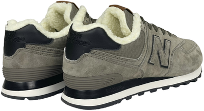 New Balance 574 Sand Grey Black с мехом