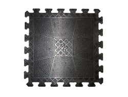 Коврик резиновый черный MB BARBELL MB-MatBL-12, 40х40 см, толщина 12мм