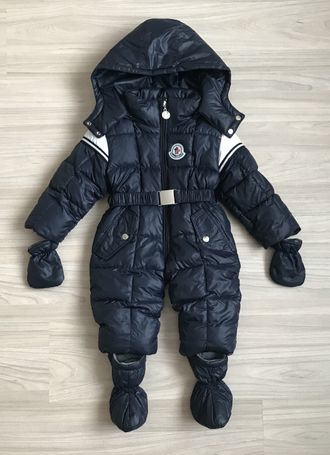 М.1707  Комбинезон Moncler темно - синий (68)