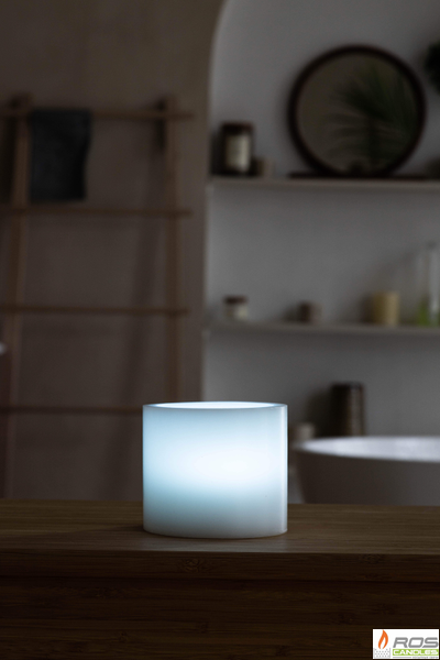 Гладкий парафиновый плафон для LED свечей - 11,7*10см