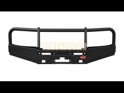 Передний силовой бампер серии Туризм на Mitsubishi L200 IV 2006-2014 (02.030.01)