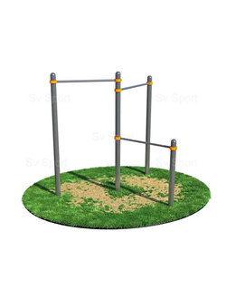 Спортивный комплекс Sv Sport Workout турник тройной для подтягивания ВОРК06