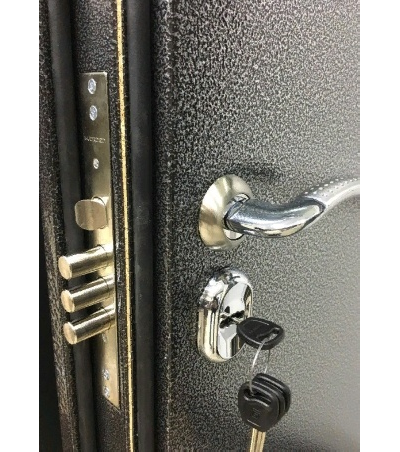 Термо металл / металл серебро, Входная металлическая дверь Двери с терморазрывом, Входные двери для терморазрыв с защитой от промерзания