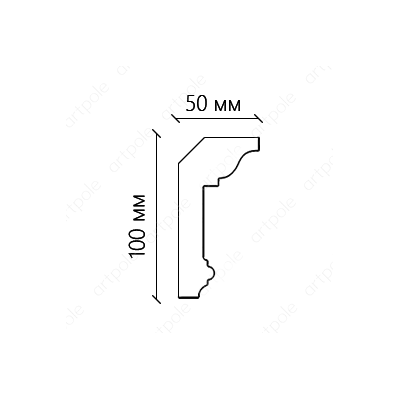 Карниз гладкий S6K7