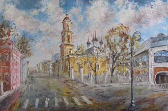 Картина Храм Святителя Николая в Толмачах Круглова Светлана