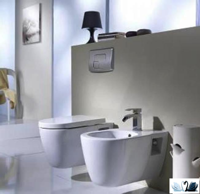 Подвесное биде Creavit Favori круглой формы