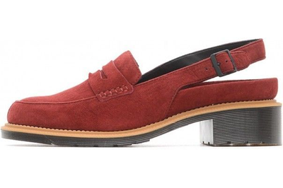 Босоножки Dr Martens замшевые коричневые