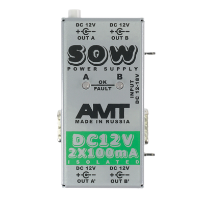 AMT SOW PS-2 DC-12V 2x100mA - модуль блока питания