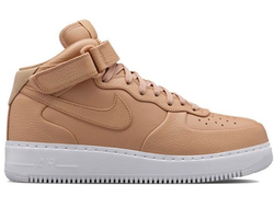 Nike Air Force высокие бежевые (36-45) Арт. 003F-A