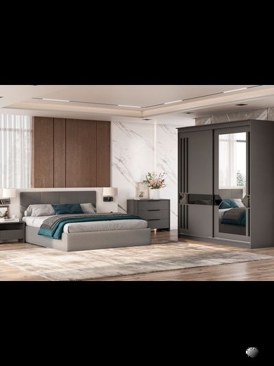 Шкаф-купе № 25 Блэк 200 см