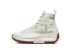 Кеды Converse Run Star Hike Platform Crafted Jacquard Green
