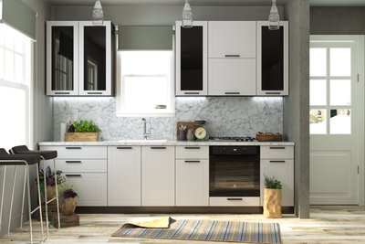 Глетчер модульная кухня разные цвета