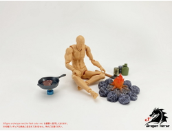 Набор аксессуаров "Кемпинг у костра" - Коллекционная ФИГУРКА 1/12 scale CAMPING EQUIPMENT (DH-E002) - DRAGON HORSE