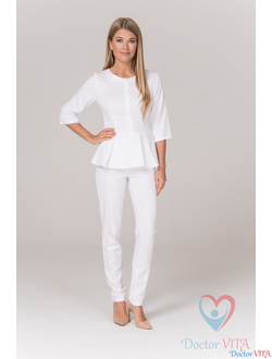 Жакет медицинский Dr.Super "Kelly" белый