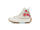 Кеды Converse Run Star Hike High Top Embroidered Floral Pink белые
