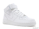 NIKE Air Force 1 Mid White/Белые  Унисекс (36-45)
