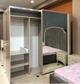 Мебель для спальни ДЖЕЙН 7011, Стиль: Неоклассика, МДФ, Шкаф-купе | Китай