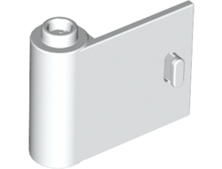 Door 1 x 3 x 2 Left - Open Between Top and Bottom Hinge, White (92262 / 6115627 / 6296037)