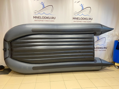 Моторная лодка ДИКИЙ 380 НДНД серый днище