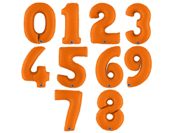 Цифры Оранжевые