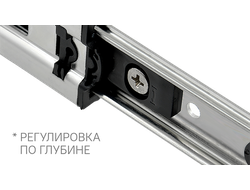 Направляющая шариковая 500мм, H45, 30кг, (11.0237) PUSHSLIDE AQ *