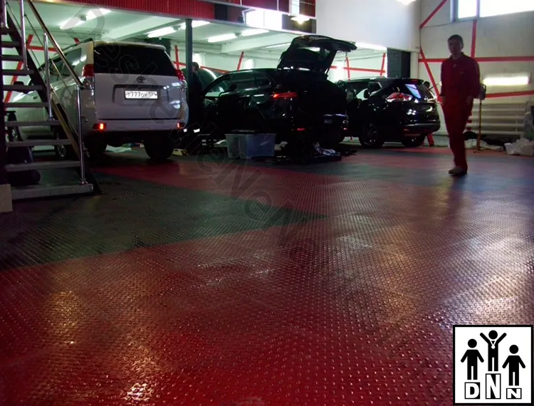 Модульная плитка ПВХ