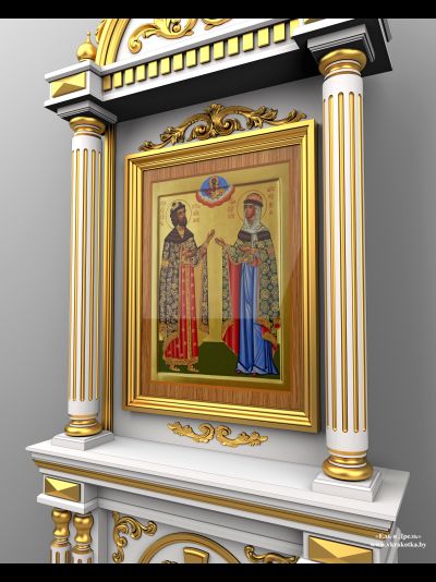 Киот напольный, 3d модель SketchUp